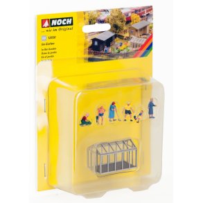 Færdigsamlet laser Cut byggesæt med figurer