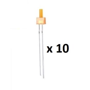 Nettog 2mm ORANGE m/blink-10pak