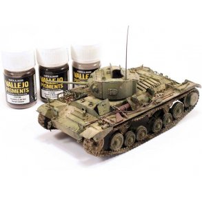 Pigment pulver patinering